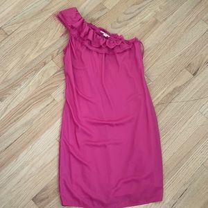 DKNY Jeans dress one shoulder pink